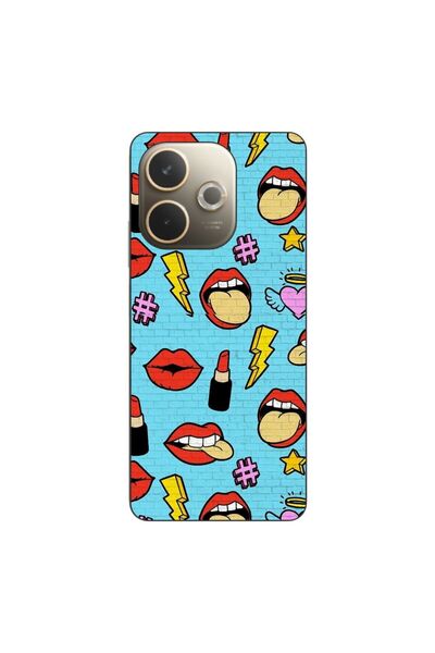 OEM Husa compatibila cu Oppo A5 Pro Silicon Gel Tpu Model Pop Art Lips