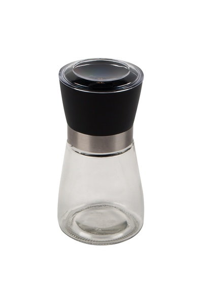 Zumzeria Râșniță transparentă din sticlă pentru condimente Ø6.7x13cm