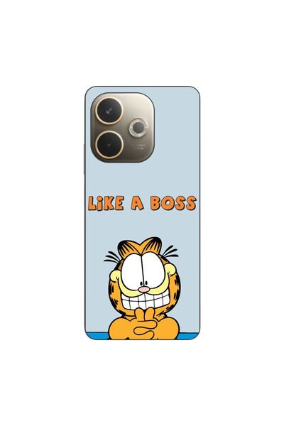 OEM Husa compatibila cu Oppo A5 Pro Silicon Gel Tpu Model Garfield Like A Boss