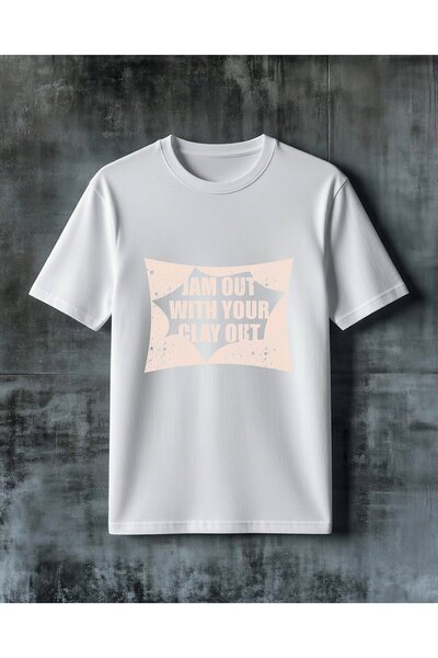 COMVİCHO Jam Out Clay Printed Oversize T-Shirt