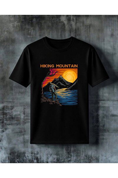 COMVİCHO Hiking Mountain Dag Tirmanisi Printed Oversize T-Shirt
