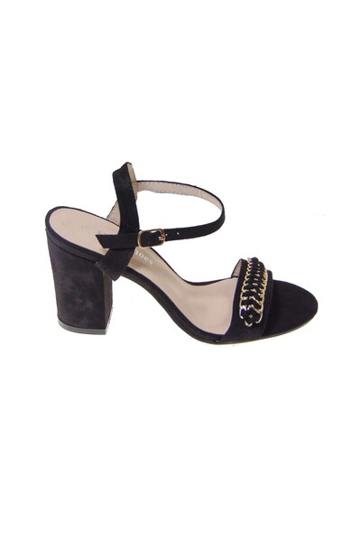 OEM Tsimpolis Shoes TBN-11 Γυναικείο Πέδιλο Μαύρο
