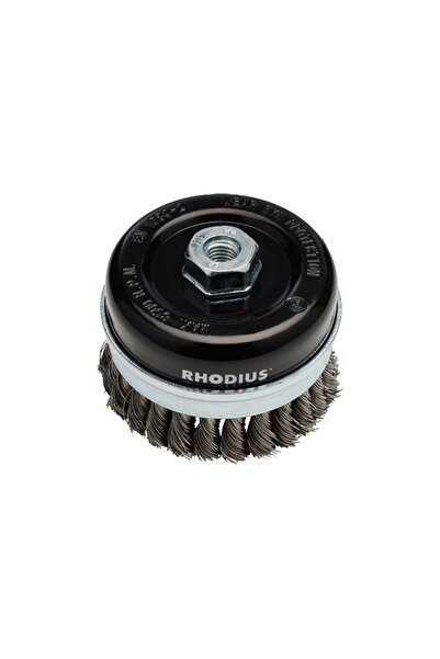 RHODIUS Perie Cupa pentru Otel, Stbz, 80 X 20 / M 14 X 2.0, Grosime Sarma 0.5...