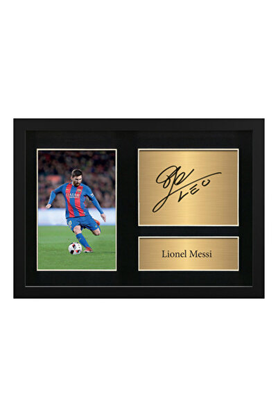 Boomah Accessories Lionel Messi Framed Poster 21x30 cm – Barcelona Action Pho...