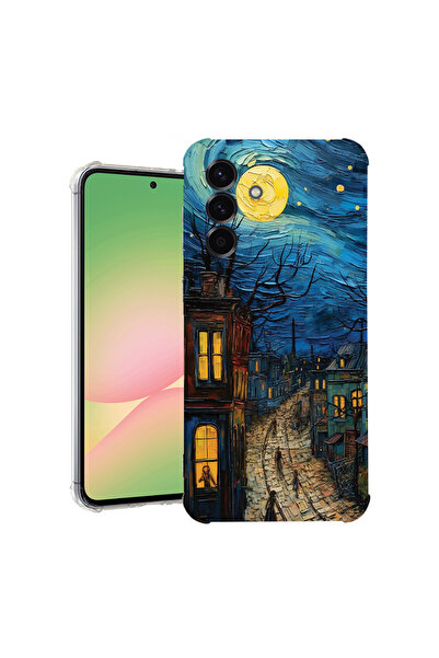 bestcase Husă Antișoc pentru Samsung Galaxy A57, Van Gogh City Life, 3128360 ...