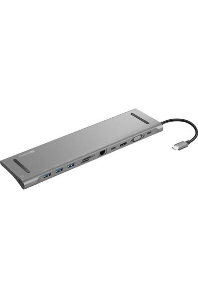 Sandberg Stație de andocare USB-C 10-în-1 - Stație de andocare