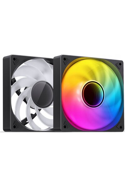 jonsbo Ventilator SL-120, PWM, cu rotație inversă, 120mm, negru