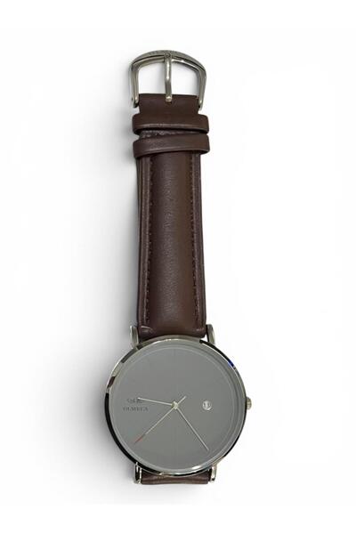 Olmeca Wrist Watch with Leather Strap Oulmica Brand Model Number 0825m