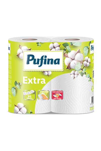 PUFINA Prosop hartie Extra, 2 role, 2 straturi, 2x20m