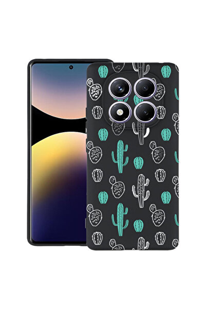 bestcase Husă TPU Ultra Subțire pentru Xiaomi Redmi Note 15 Pro 4G, Cactus, 3...