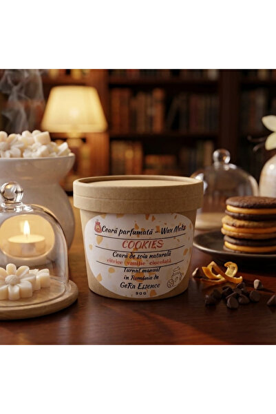 GeRa Essence Ceara parfumata/ Wax melts din soia, Cookies - Citrice, ciocolat...