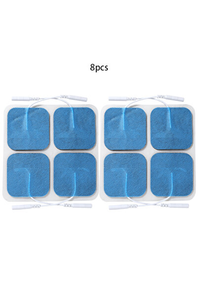 choice2 blue 8pcs 20/10-Pack 5x5cm Non-woven Electrode Pads Reusable for Musc...