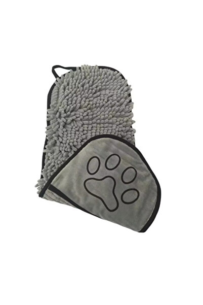 Choice 53X22cm Grey 1pc Super Absorbent Pet Bath Towel Quick-drying Cat Towel...