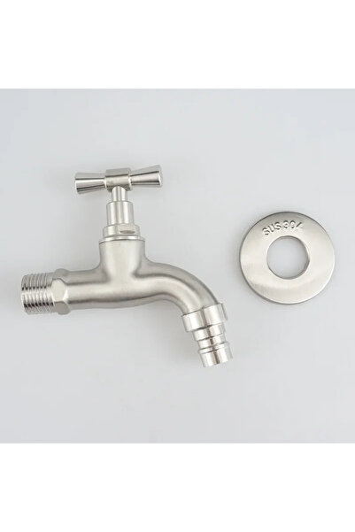 Choice Sharp spout 10cm Bathroom 304 Stainless Steel Faucet Wall Mounted Outd...