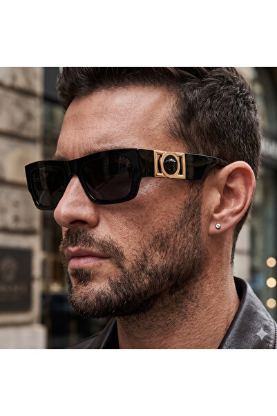 Versace Erkek Güneş Gözlüğü Uv400 53-18-145 NT26700274