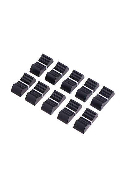 Choice7 Black Other Plastic Mixer Push Key Cap Fader Knob Cap Touch Sensitive...