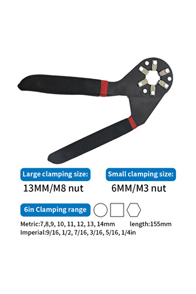Choice1 6inch 6inch/8 Inch ,Magic Wrench Household Maintenance Adjustable，Mul...
