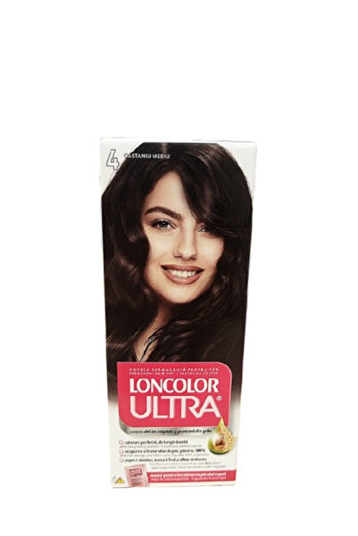 Loncolor Ultra Vopsea de par permanenta 4 Castaniu Mediu,100 ml