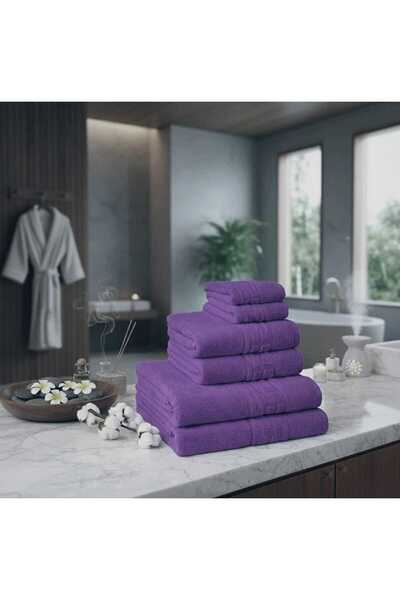 Dalys Set of 6 towels 100% Pakistani Cotton , 500gr