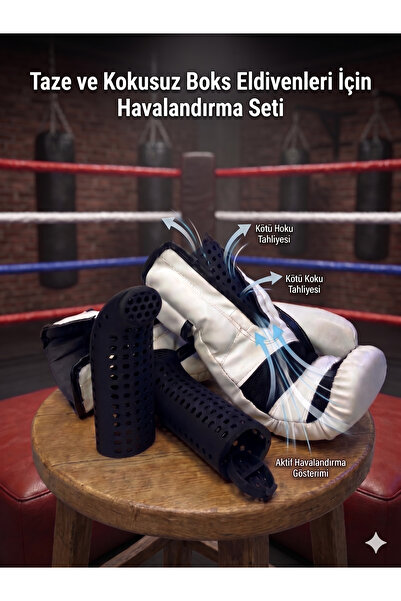 otovoo Boks Eldiveni Havalandırma ve Koku Giderici Aparat - 2'li Set (Sağ/Sol...