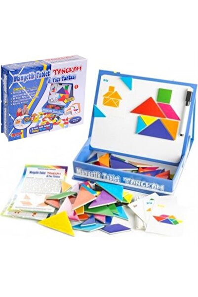 ideal STORE MANYETİK TABLET 3445 TANGRAM VE YAZI TAHTASI 96 PARÇA 4+