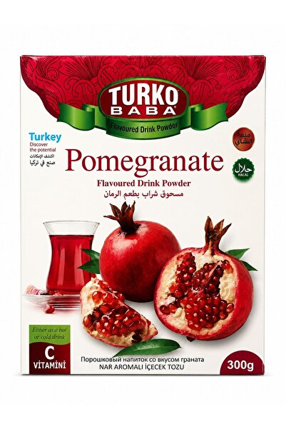 Turkobaba مسحوق شراب بنكهة الرمان