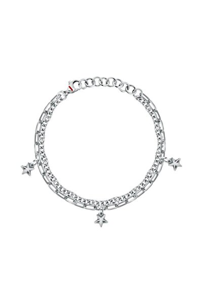 Sector Emotions bracelet, silver stainless steel, length 16.5+3cm, SAKQ50