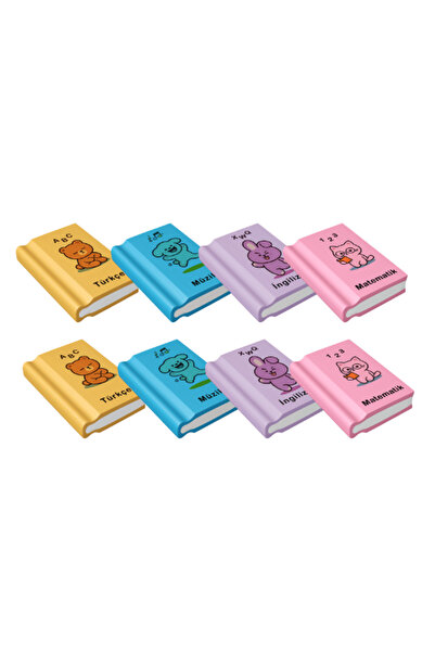 ORYO Book Eraser 8 Pieces