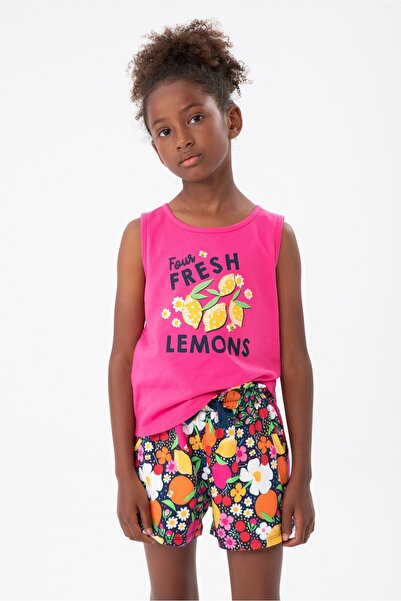 Boboli Summer apron for Cotton 4-16 years old, better cotton, fruit and flowe...
