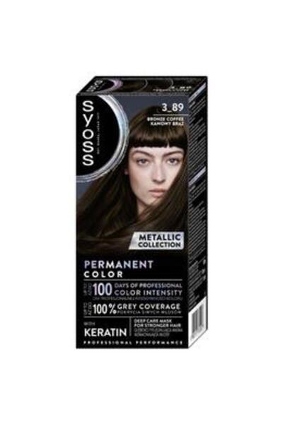 Syoss Permanent Hair Dye - Professional Performance Matallic Collection Perma...