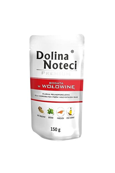 Dolina Noteci Notec Valley Premium bogat în carne de vită - hrană umedă pentr...