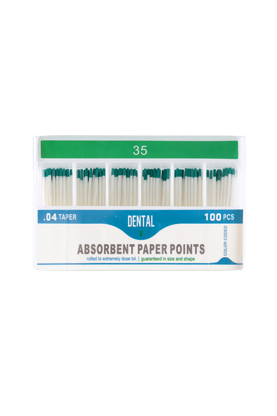 Choice5 04-35-100PCS 100/200PCS أطراف ورقية ماصة معقمة للأسنان، مخروطية الشكل...