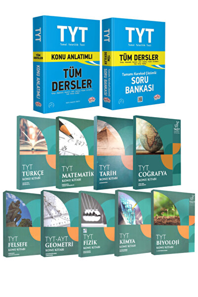 Editör Yayınevi TYT Tüm Dersler Konu Anlatımılı - Soru Bankası+ Yazıt TYT Tüm...