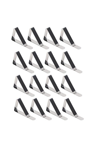 Choice1 16PCS 24Pcs Stainless Steel Tablecloth Tables Cover Clips Holder Clot...