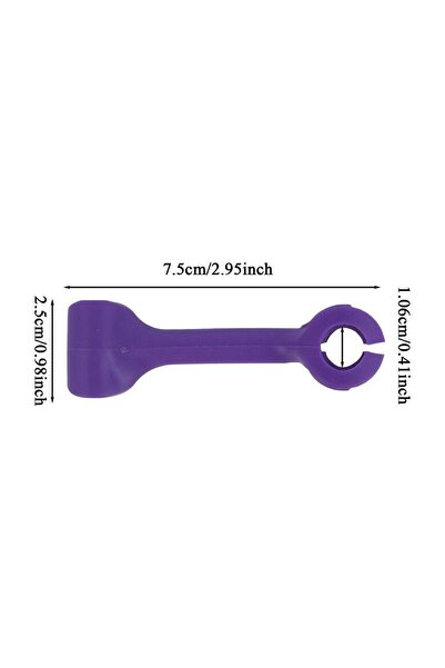 Choice1 Purple 4Pcs 4Pcs Silicone Wine Glass Dishwasher Goblet Holder Anti-Sl...
