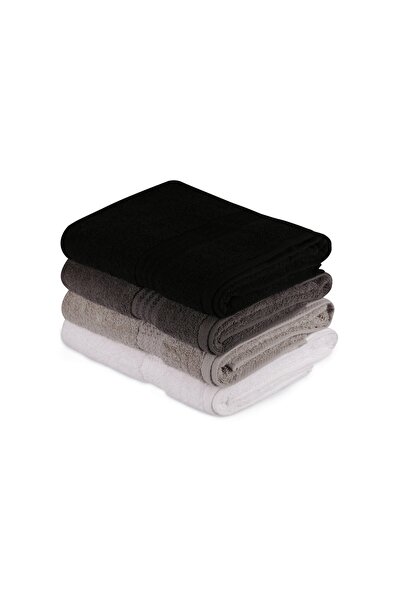 FARİKA Set prosoape de baie (4 piese) Prosop de baie: 70 X 140 Cm (4 piese) C...
