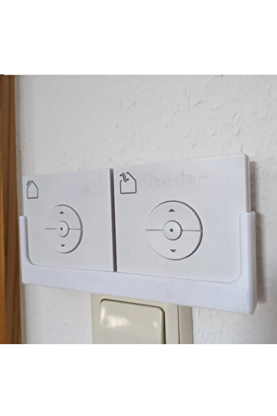Choice3 حامل جداري أبيض اللون للتحكم عن بعد من نوع B لجهاز Velux KLI، صندوق ت...