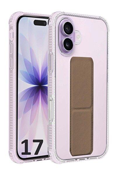 CATANES Finger Grip Clear Case Cover for iPhone 17- Kickstand Car Magnetic Ho...