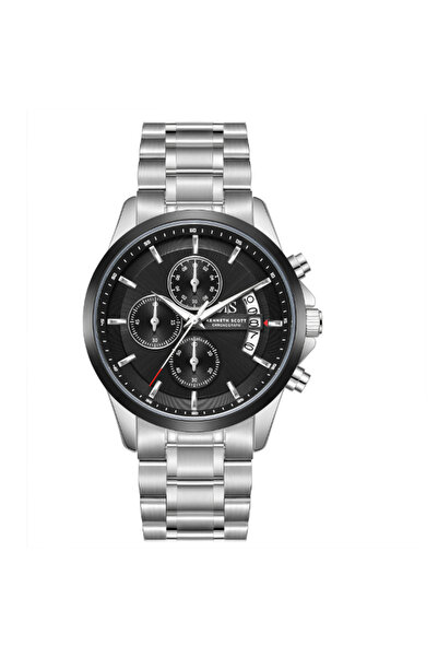 Kenneth Scott Men's Chronograph Black Dial Watch - K26106-SBSB
