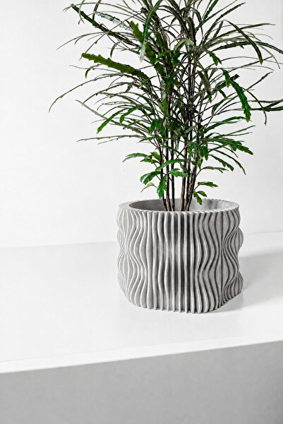 Cem3d Dekoratif Modern Saksı Yükseklik 10cm 15x15