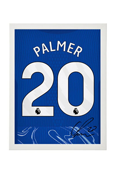 Boomah Accessories Cole Palmer Chelsea Shirt Autographed Framed Poster 30x40c...