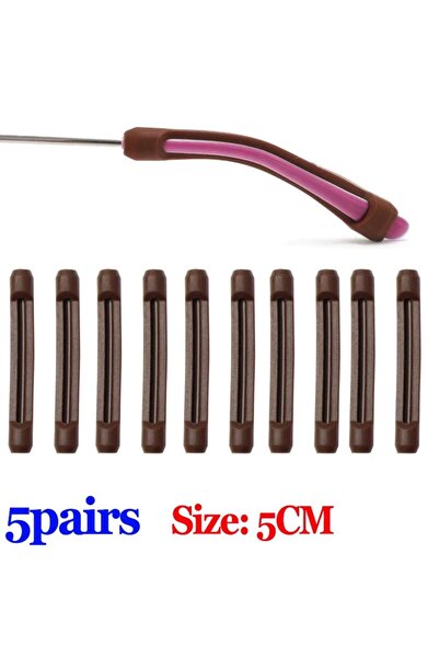 Choice5 coffee-10pcs 10/20pcs Glasses Anti-slip Silicone Sleeve Eye Frame Leg...