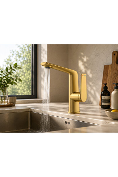 FLEKO GLORİA GOLD LAVABO BATARYASI