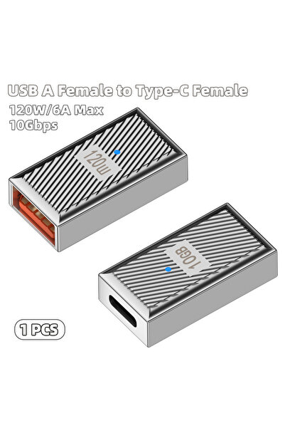 Choice5 120W AM-GM-ZT-YS USB C to USB 3.1 OTG Adapter 10Gbps Type C Male to U...