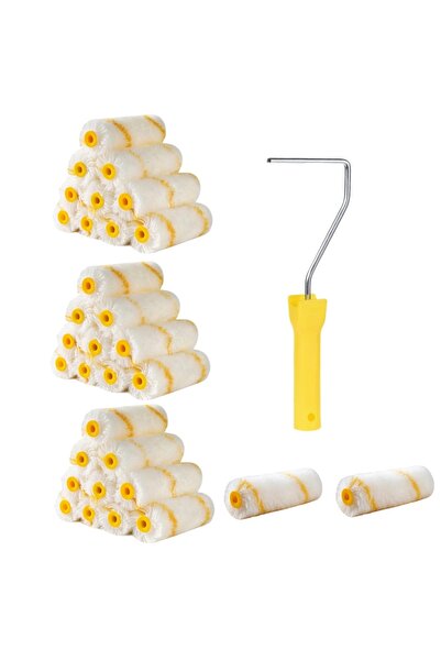 Choice 33 Pieces Microfiber Paint Roller Covers and Frame Set, Lightweight Ho...