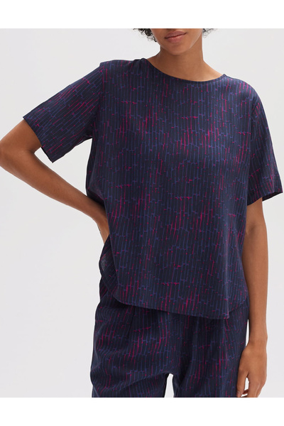 Evendi Blouse, Navy blue