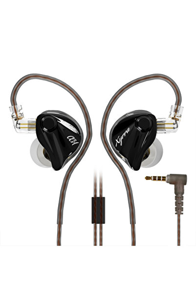 Choice7 3.5 black no mic CCA Xyrra, one ring, one iron wired HIFI metal earph...