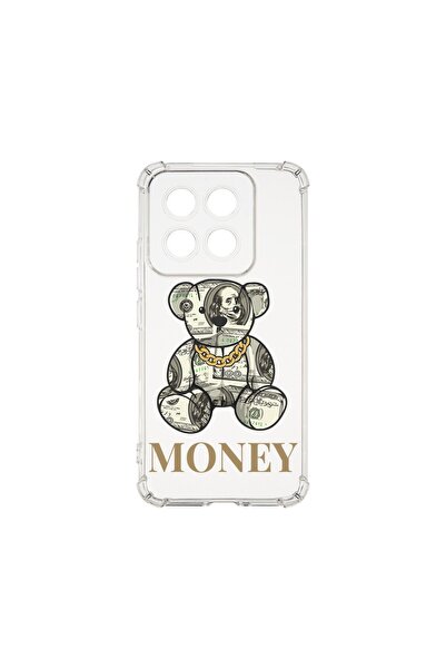 bestcase Калъф за Xiaomi 14T, BestCase® Anti Shock 1.5MM, Мече с пари, Удароу...