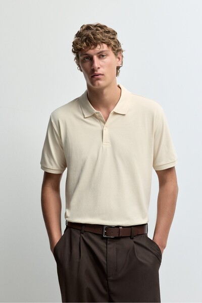 LEFTIES Basic polo yaka tişört