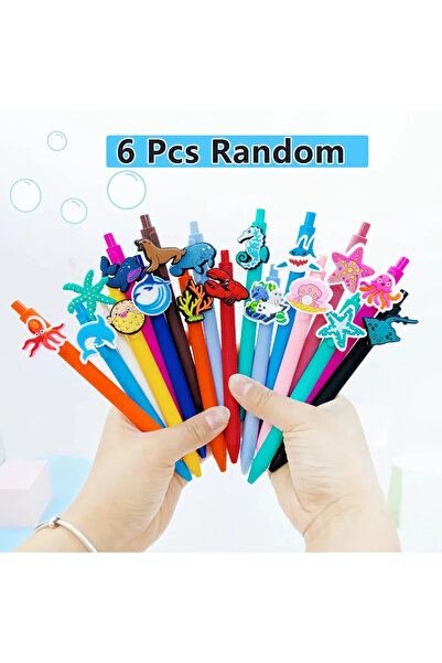 choice2 6pcs 6/12/18pcs Summer Beach Marine Animal Series Theme Ballpoint Pen...